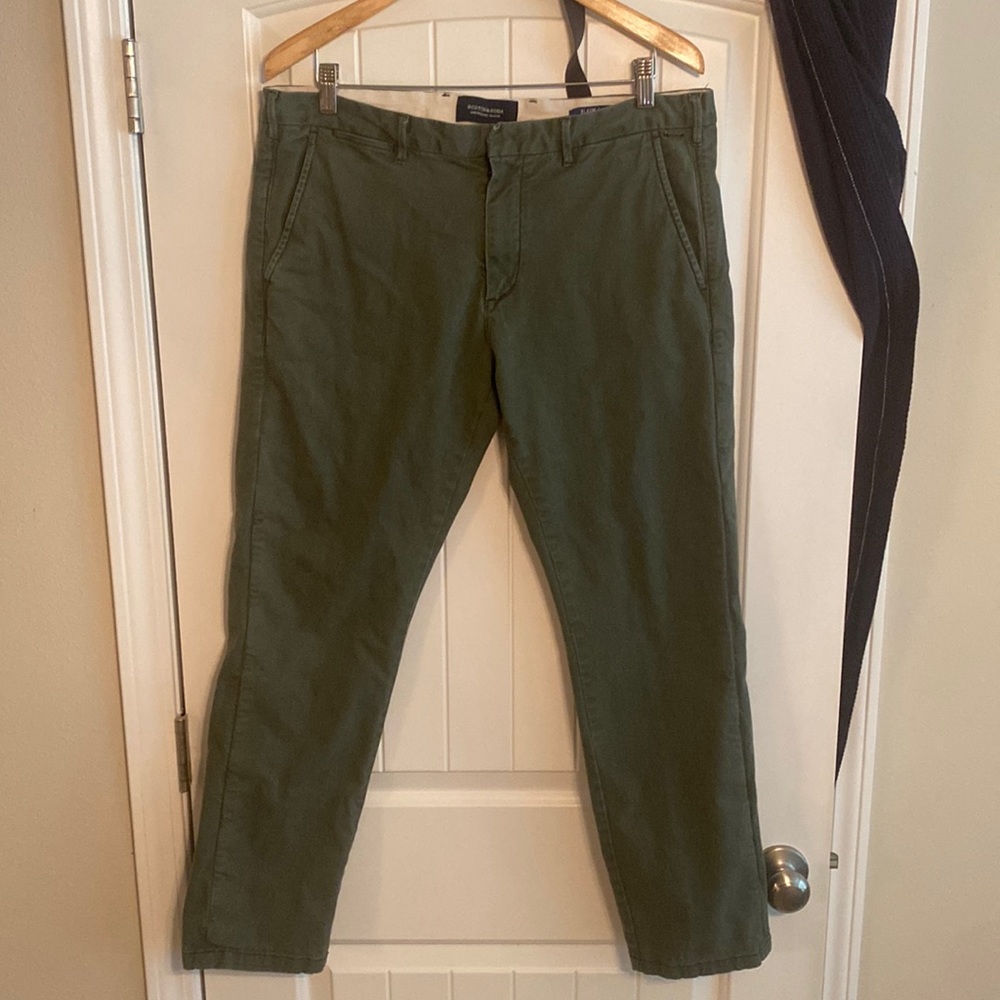 Scotch & Soda Blauw Hotel Chino Pants